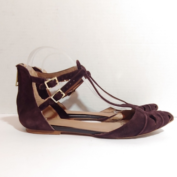 Joie Shoes - Joie deep purple suede sandals